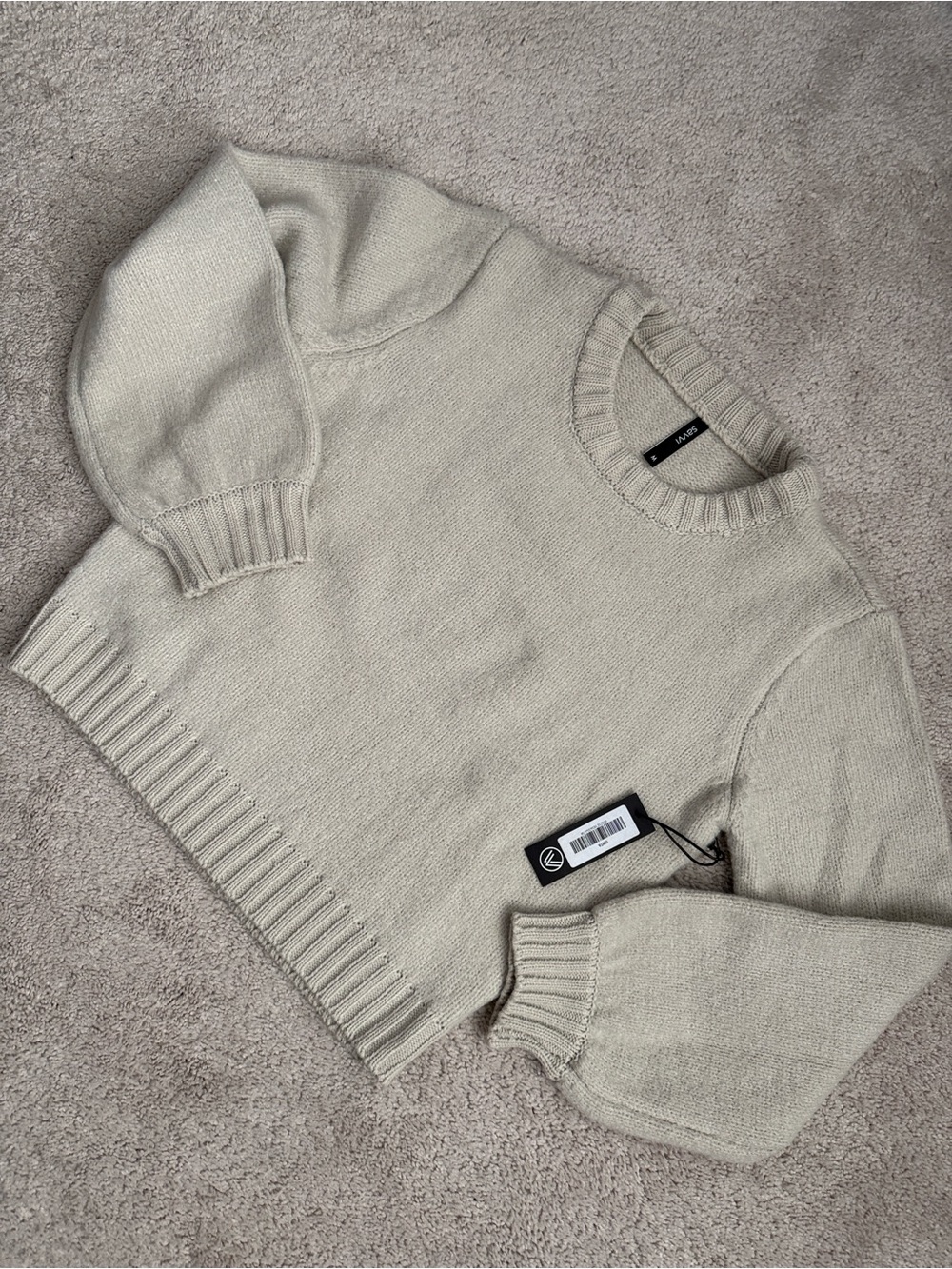 Savvi Uinta Sweater - Cream - Size M - NWT